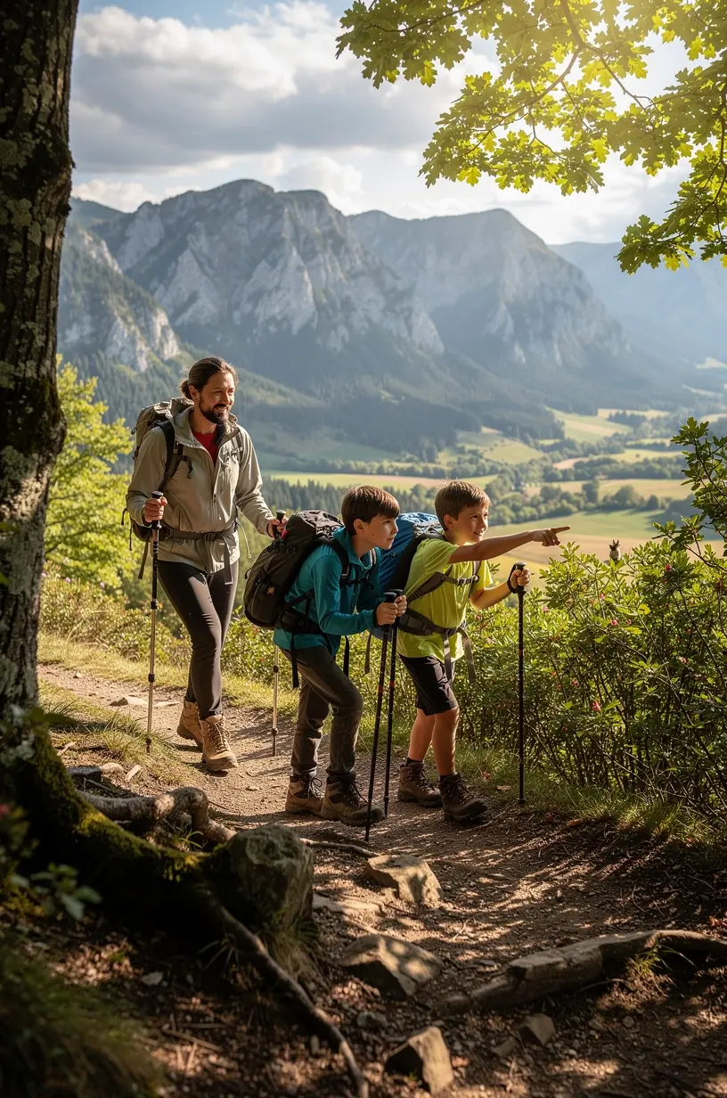 Planning light tourism activities in Czech parks.