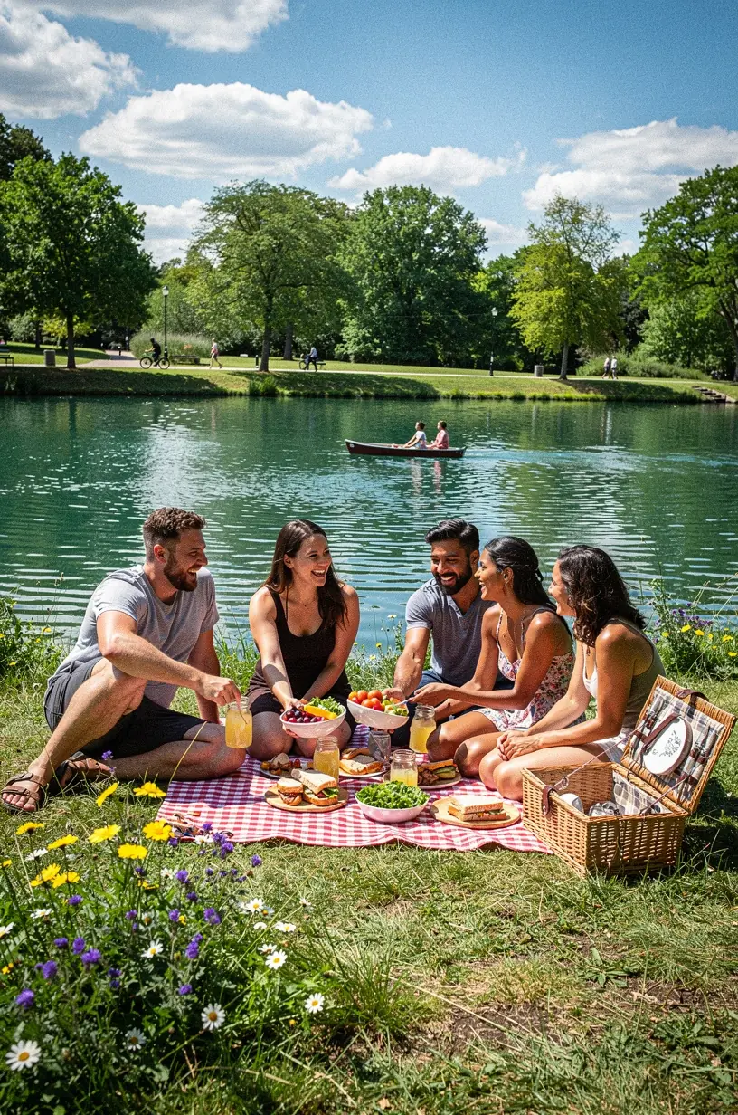 Nature walk benefits with lush greenery and trails.